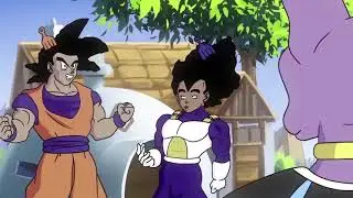 Black Saiyans try to pet BEERUS!?