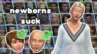 My Sim hates children and so do I - Having babies with all Pre-Mades #2