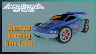AcceleRacers SpecTyte | Car Modeling Timelapse [Part 2] Blender 2.93
