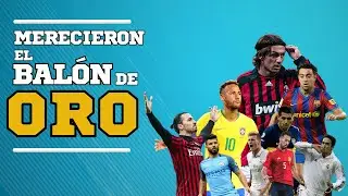 10 jugadores que NO GANARON EL BALÓN DE ORO y lo MERECIERON