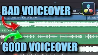 Fix VOICEOVER mistakes with these THREE tips in Davinci Resolve 20!