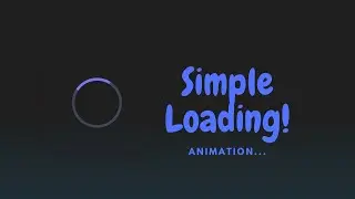 Create a Simple Loader Using HTML & CSS | Easy CSS Animation Tutorial🚀