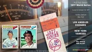 1977-Oct-18 • LAD/NYY • World Series G6 • Los Angeles Dodgers vs New York Yankees - Baseball Radio