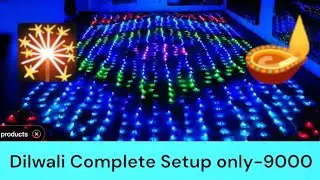 20 Feet x 20 Feet Best Design Thoran Setup. Diwali Best Design Thoran Complete Setup.
