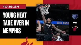 Pelle, Josh and Kel'el Make BIG Plays Late 🔥 | Miami HEAT vs. Memphis Grizzlies | October 18, 2024