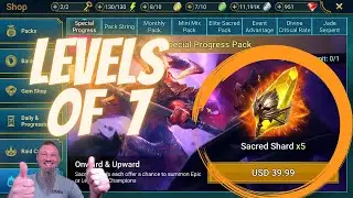 RAID Shadow Legends and the Levels of 7 for Amazing Sacred Shard Deal!