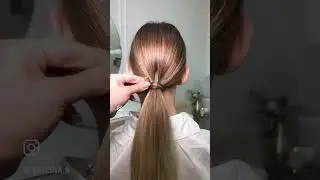 Как легко скрыть резинку! #бьютисоветы #бьютиканал #макияж #прическипошагово #прически #бьютилайфхак