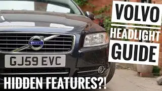 Volvo Headlight Tips, Tricks and hidden features!! - P3 S80 / S60 / V60 / V70 / XC70