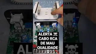 Ts400x4, cabo RCA, barato sai caro 💸💸