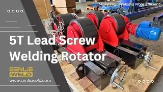 Custom 5T Lead Screw Welding Rotator with Sensor – SENLISWELD