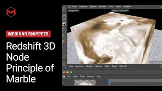 Redshift 3D Node Principle of Marble