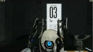 Portal 2 Co-op TnT: Bonus 1 - AFK footage