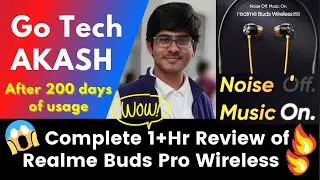 Realme Buds Pro 🔥🔥🔥 Wireless Bluetooth Neckband - (1+ hr) Review after 200 days #realme #GoTechAKASH