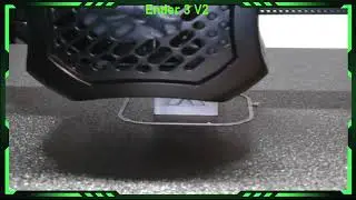 Ender 3 v2 printing test cube  at 100mm/sec #ender3 #ender3v2 #3dprinting #ender3upgrades