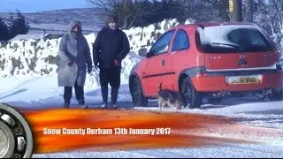 Winter Snow UK January 2017 County Durham
