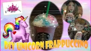 DIY Unicorn Frappuccino / Starbucks - Creative Princess