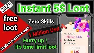 Instant 5$ Loot 💰 | How to get free 5 dollars in Redot Pay | Withdraw process of Redot Pay