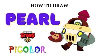 Як намалювати Перл | Бравл Старс | How to draw Pearl | Brawl Stars | Picolor