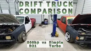 DRIFT TRUCK COMPARISON ( Nissan D21 )