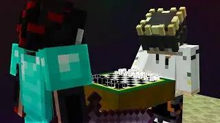 Playing Chess in Minecraft Lifesteal SMP?