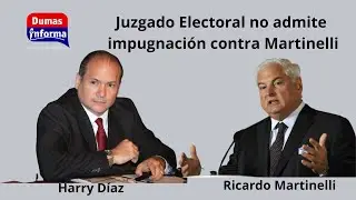 Juzgado electoral no admite impugnación contra candidatura de Martinelli