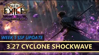 [Path of Exile 3.27] ⚔️ Cyclone Shockwave Slayer ⚔️ Week 1 Updated POB