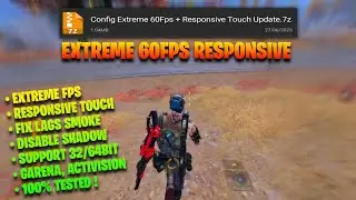 EXTREME 60FPS COD MOBILE | CONFIG FIX LAGS + RESPONSIVE TOUCH | CODM CONFIG UPDATES