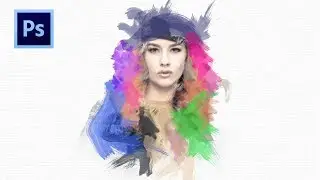 Photoshop tutorials Watercolor photo Effect Photoshop Pixel