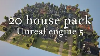 Available now! | Classic style modular 20 House Asset pack for Unreal Engine 5