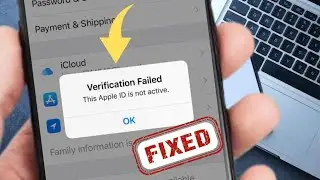 verification failed this apple id is not active | verification failed apple id | inactive apple id |
