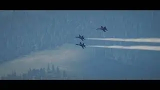 DCS 4YA Aerobatics Formation flying.