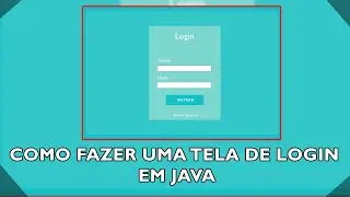 Como Criar uma Tela de Login no Java! #9 - Projeto Finalizado