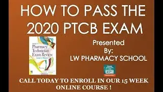 HOW TO PASS THE 2020 PTCB EXAM!!!!!
