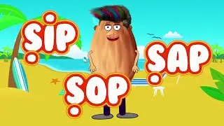 Badem Adam Şip Şap Şop | Eğlenceli Bebek ve Çocuk Şarkısı | Çizgi Film | Tele Mini