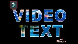 Video In Text Effect | Wondershare Filmora | Urdu/Hindi Tutorial | Tech With Hamza