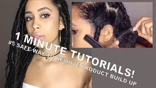 1 MINUTE TUTORIALS! - SAFE WAY TO REMOVE PRODUCT BUILD UP | JASMINE MIA