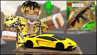 ROBLOX VOICE CHAT: DRIVING CARS IN DA HOOD!