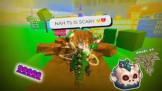 T-rex + Angel V4 Is Actually Scary 😨💔... (BloxfruitsPVP)