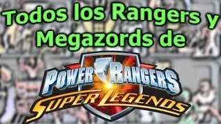 Todos los Rangers y Megazords de Power Rangers Super Legends