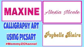 Calligraphy art Using Picsart/Easy tutorial 