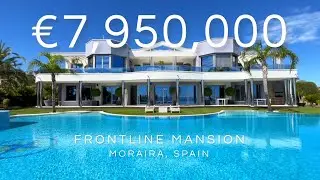 Luxury Frontline Mansion for sale in Moraira, Spain