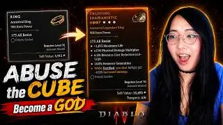 ABUSE the Cube. Become a GOD - Diablo 4 Guide
