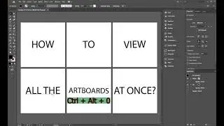 View all the Artboards at once in Adobe Illustrator
