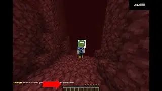 Half-Heart Hardcore Speedrun in 2:12 (Set Seed Glitchless)
