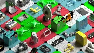 Educational 3D animation for corporate services.