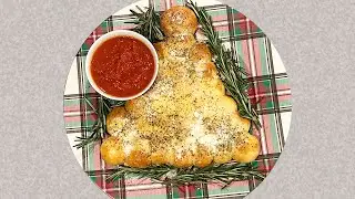 Christmas Tree CHEESE Bread Appetizer