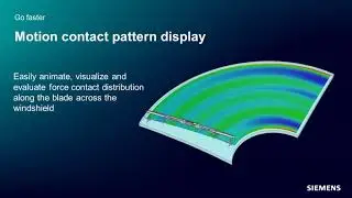 Simcenter 3D | Motion contact pattern display