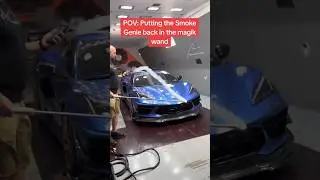 Smoke Experiment on Supercar  🤔    