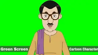 Green Screen Cartoon Animation Video.Green Screen Cartoon video.Cartoon Character.Cartoon Maker.