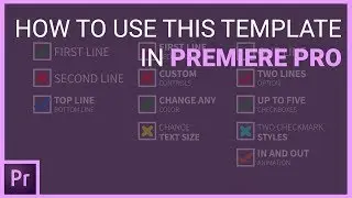 How to use this template in Premiere Pro | Checkbox List